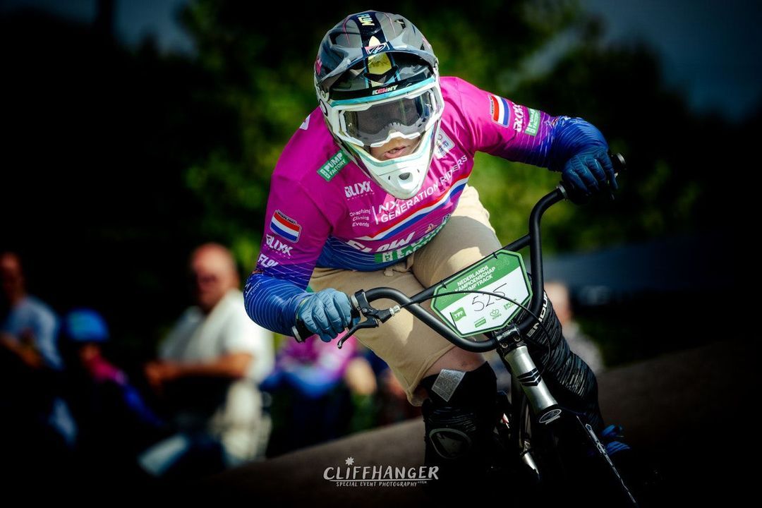 BMX race actie